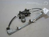 Rear door window regulator with motor