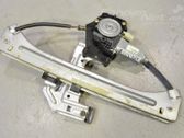 Rear door window regulator with motor