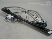 Front window lifting mechanism without motor