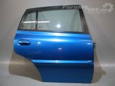Rear door window regulator with motor