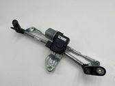 Front wiper linkage and motor