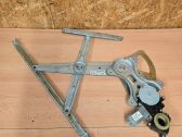 Rear door window regulator with motor