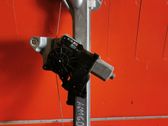 Rear door window regulator with motor