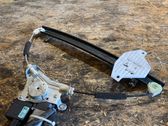 Rear door window regulator with motor