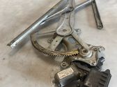 Rear door window regulator with motor