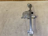 Rear door window regulator with motor