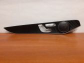 Front door glass trim molding