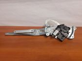 Rear door window regulator with motor