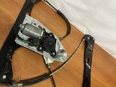 Rear door window regulator with motor