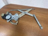 Rear door window regulator with motor