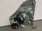 Rear door window regulator with motor