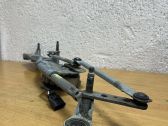 Front wiper linkage and motor