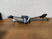 Front wiper linkage and motor