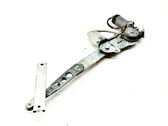 Rear door window regulator with motor