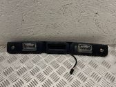Trunk door license plate light bar