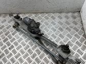 Front wiper linkage and motor