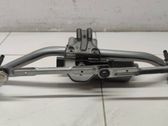 Front wiper linkage and motor