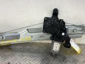 Rear door window regulator with motor