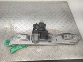 Rear door window regulator with motor