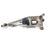 Front wiper linkage and motor