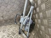Front wiper linkage and motor