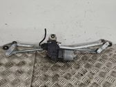 Front wiper linkage and motor