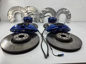 Brake discs and calipers set