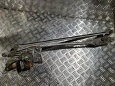 Front wiper linkage and motor