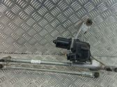 Front wiper linkage and motor