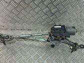 Front wiper linkage and motor