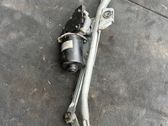 Front wiper linkage and motor