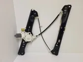 Front door window regulator with motor