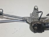 Front wiper linkage and motor