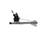 Rear door window regulator with motor