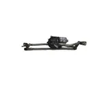 Front wiper linkage and motor