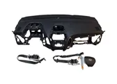 Airbag set with panel