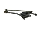 Front wiper linkage and motor