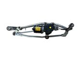 Front wiper linkage and motor