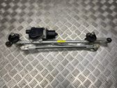 Front wiper linkage and motor