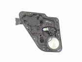 Rear window lifting mechanism without motor