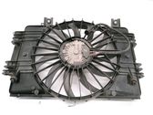 Radiator cooling fan shroud