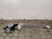 Rear door window regulator with motor