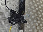 Rear door window regulator with motor