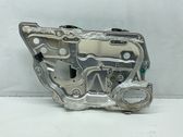 Rear window lifting mechanism without motor