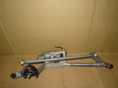 Front wiper linkage and motor