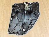 Rear window lifting mechanism without motor