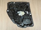 Rear window lifting mechanism without motor