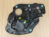 Rear window lifting mechanism without motor