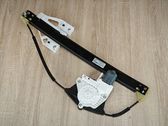 Rear door window regulator with motor
