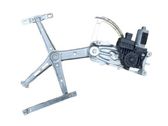 Front door window regulator with motor